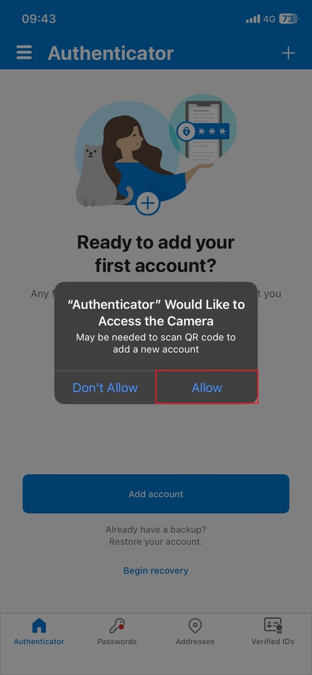 Allowing Camera Access